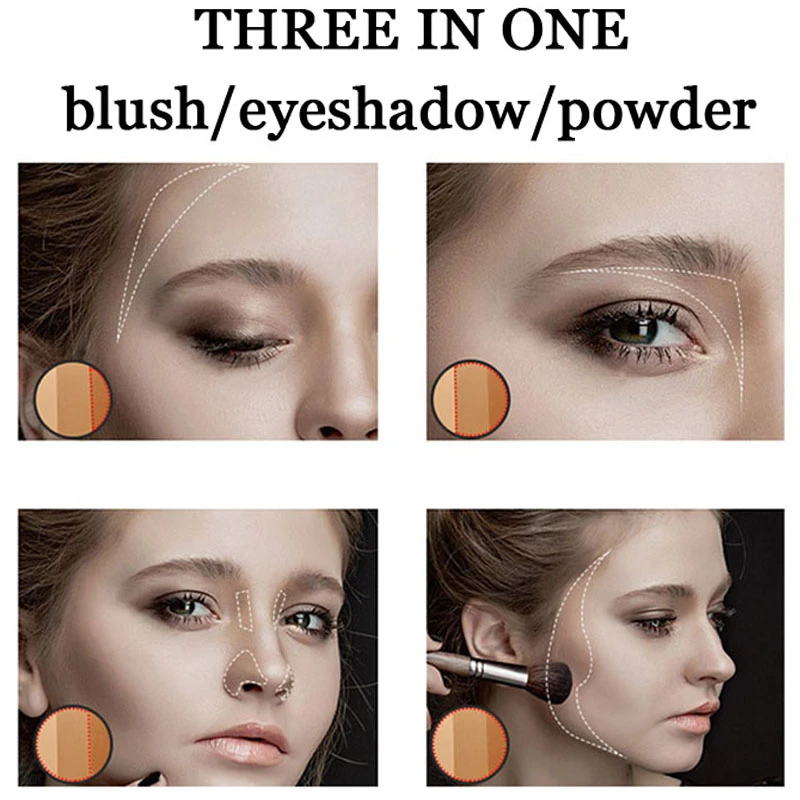 Шарики Румяна для лица водостойкие румяна хайлайтер стойкие пигменты матовые с