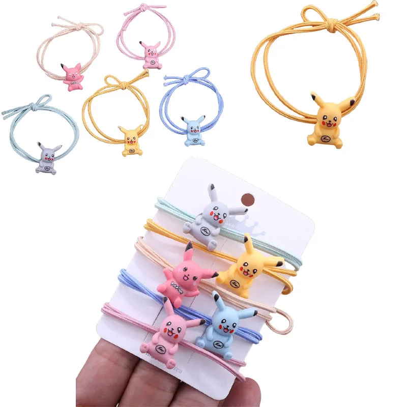 Покемон Пикачу милая и мультяшная повязка на голову аксессуары для волос