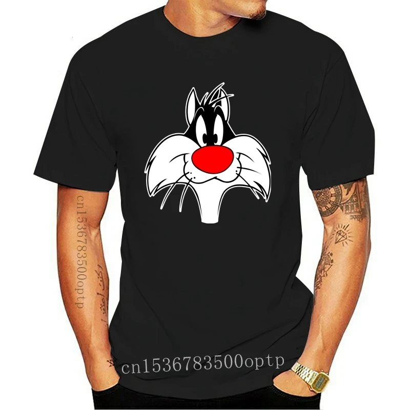 

Новинка 2021 года, футболка с котом, мультяшным принтом, забавная, веселая, детская, анимационная, Ретро футболка с мультяшным принтом, Мужская...