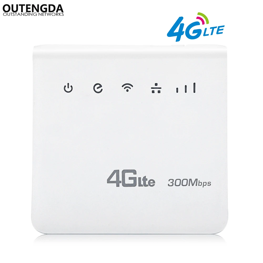 Unlocked 300Mbps WiFi Router 4g wifi Mobile LTE CPE Routers with LAN Port Support SIM Card Europe Asia Middle East Africa