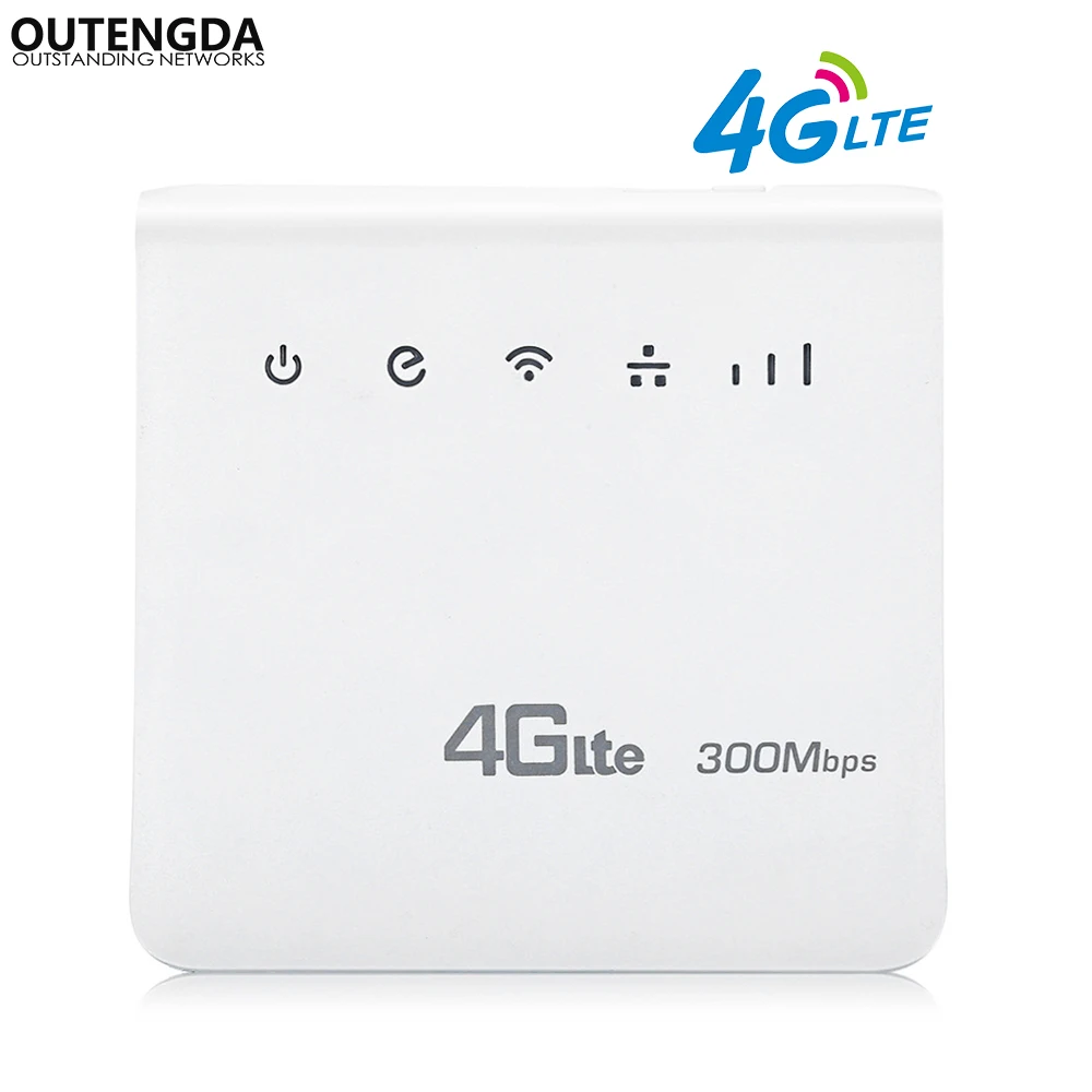Разблокированный 300 Мбит/с WiFi роутер 4g wifi мобильные LTE роутеры CPE с портом LAN Поддержка sim карты Европа Азия