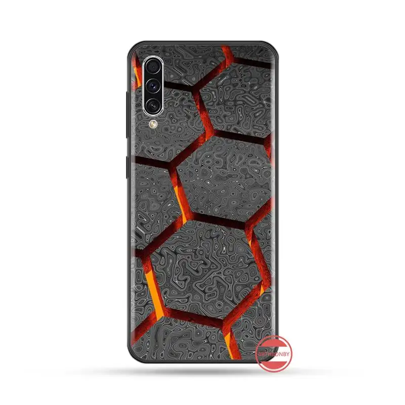 

Hexagonal lattice Phone Case For Samsung A20 A30 30s A40 A7 2018 J2 J7 prime J4 Plus S5 Note 9 10 Plus