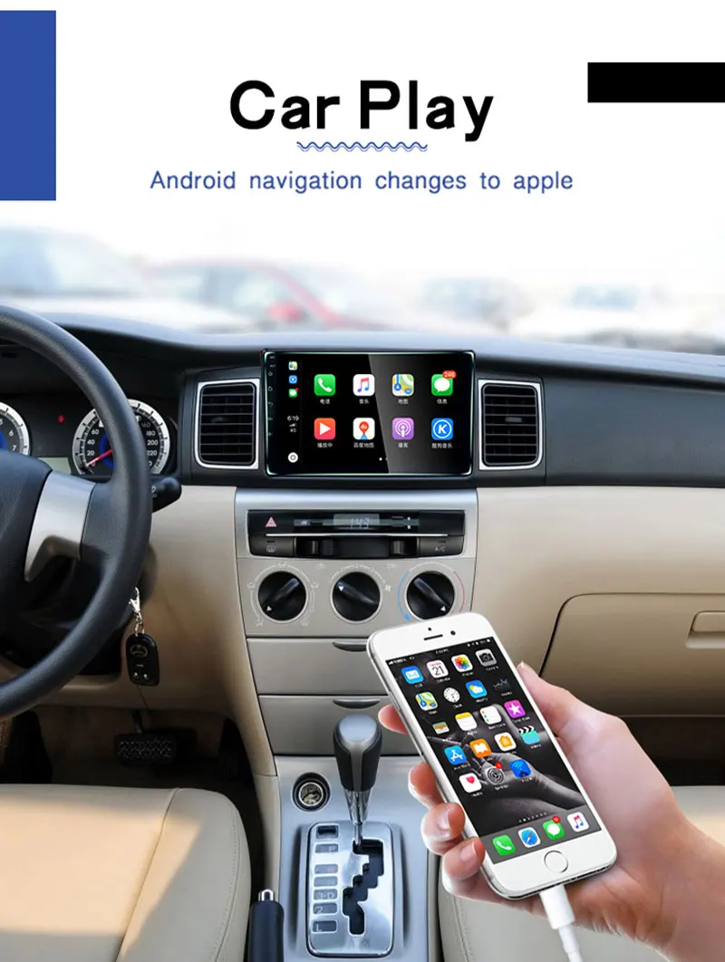 Carlinkit Автомобильный ключ, Универсальный Автомобильный ключ, навигационный плеер, USB ключ для Apple Android CarPlay