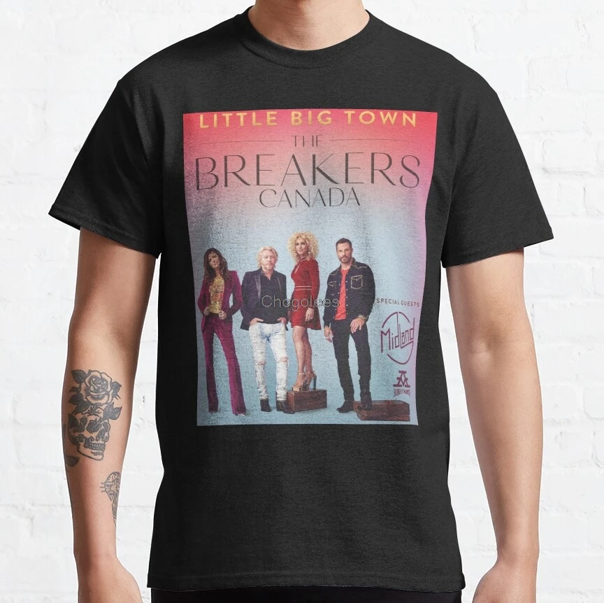 Мужская футболка ningtyas LITTLE Tour BIG 2019 TOWN The breaker Canada женские и мужские футболки -