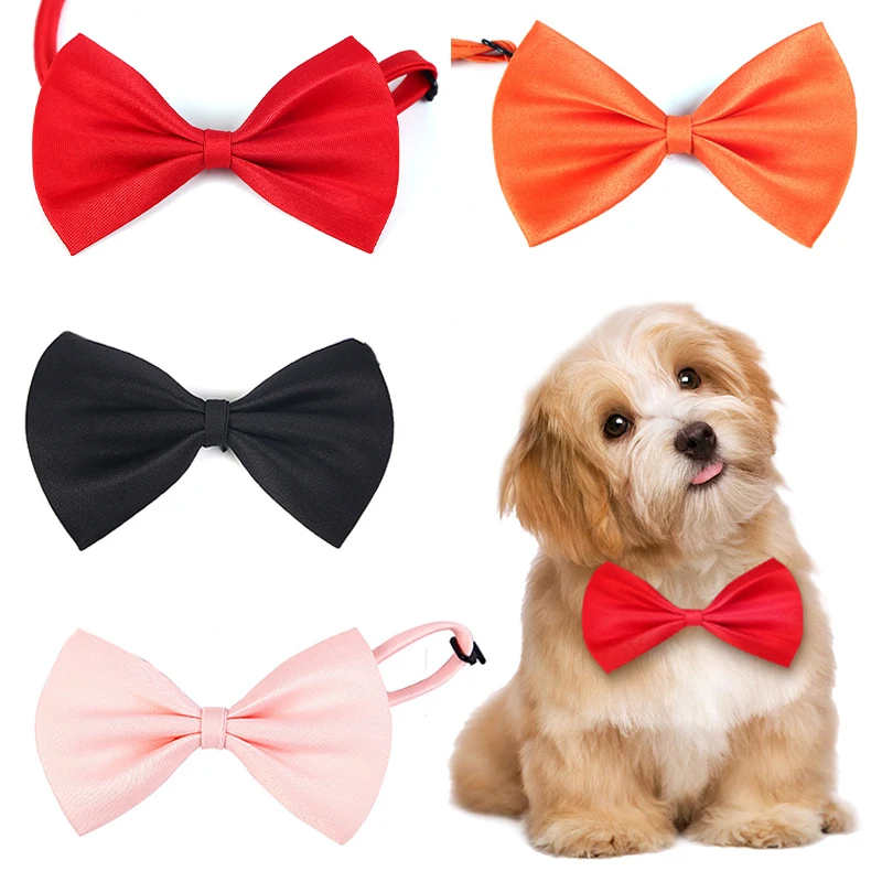 

Pet Dog Cat Collar Adjustable Bow Tie Neck Tie Pet Costume Necktie Collar For Medium Small Dogs Cute Puppy Grooming Accessories