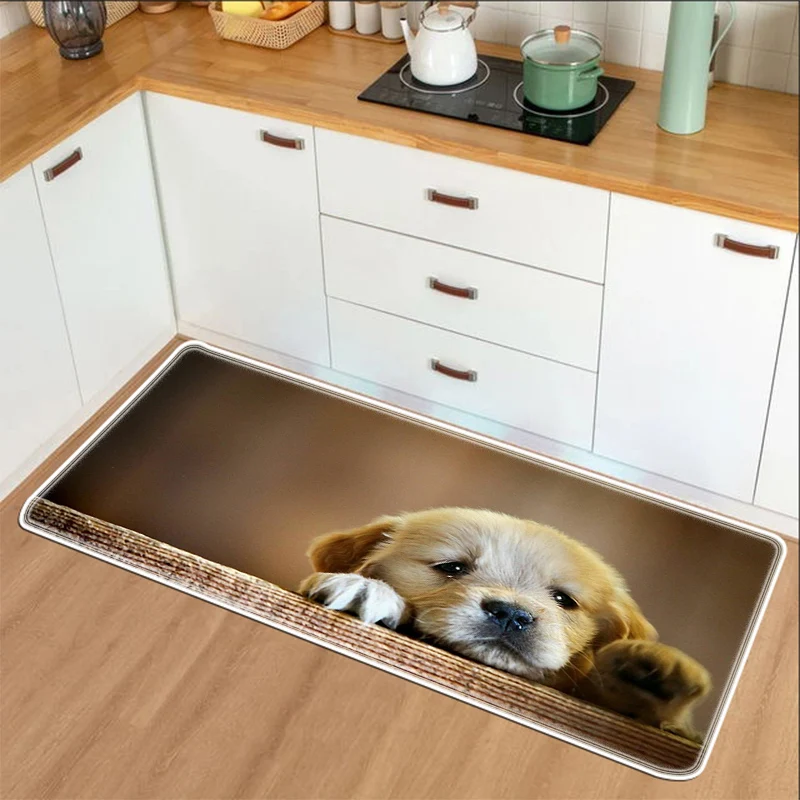 

Modern Cat Kitchen Mat Indoor Bedroom Entrance Doormat Cute Pet Home Floor Mats Decoration Living Room Carpet Bathroom Dog Rug