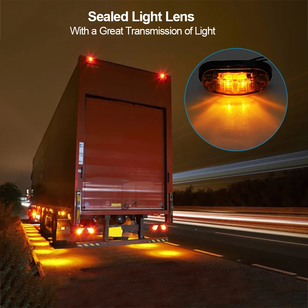 Боковой светильник для грузовика позиционный светодиодный индикатор 12 В 24