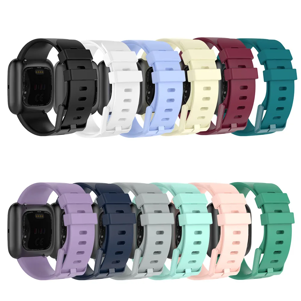 Ремешок силиконовый для умных часов Fitbit Versa 2/ Lite 23 см|Смарт-аксессуары| |