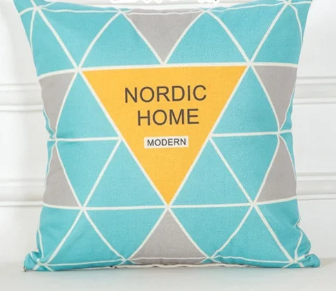 08 New Cojines Bule Yellow Throw Pillow Case Sofa Car Waist Cushion Cover Home Decor Kussenhoes Housse de Coussin Pillowcases - Цвет: 08