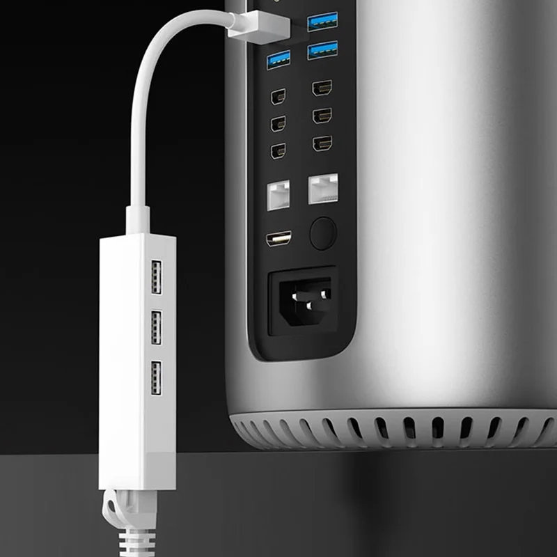 USB 2 0 к RJ45 концентратор 100 м Ethernet адаптер Сетевая карта Lan для Macbook ноутбука GK99| |