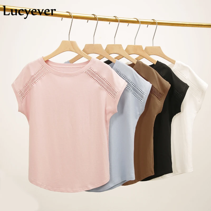 JMPRS Large Size M-5XL Women T Shirt Summer Short Batwing Sleeve Female Top Harajuku Tees Cotton Pink Korean Female Clothes