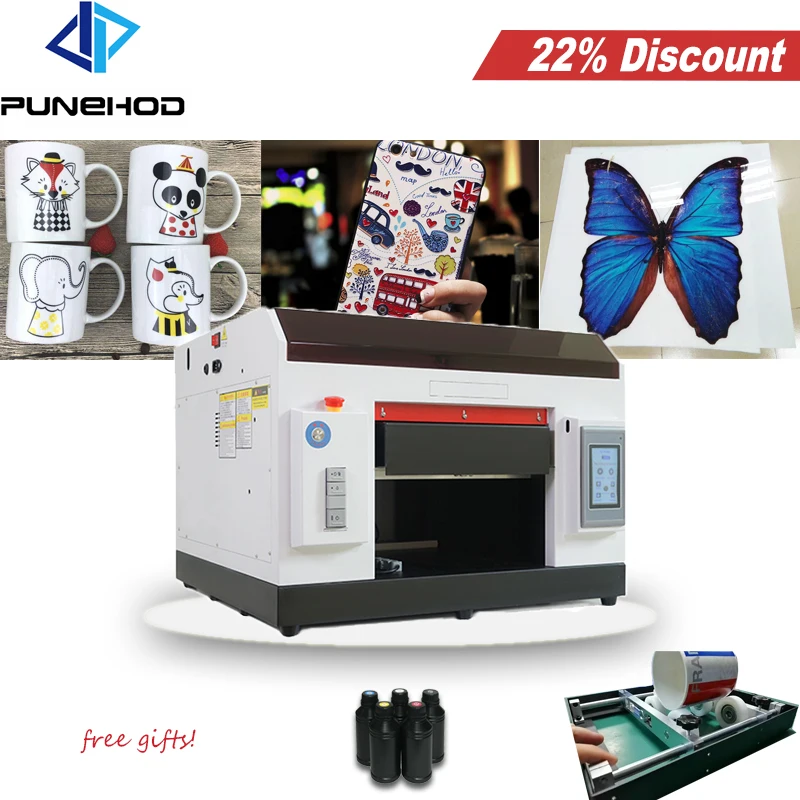 Лучшая УФ светодиодсветодиодный планшетная печатная машина автоматическая