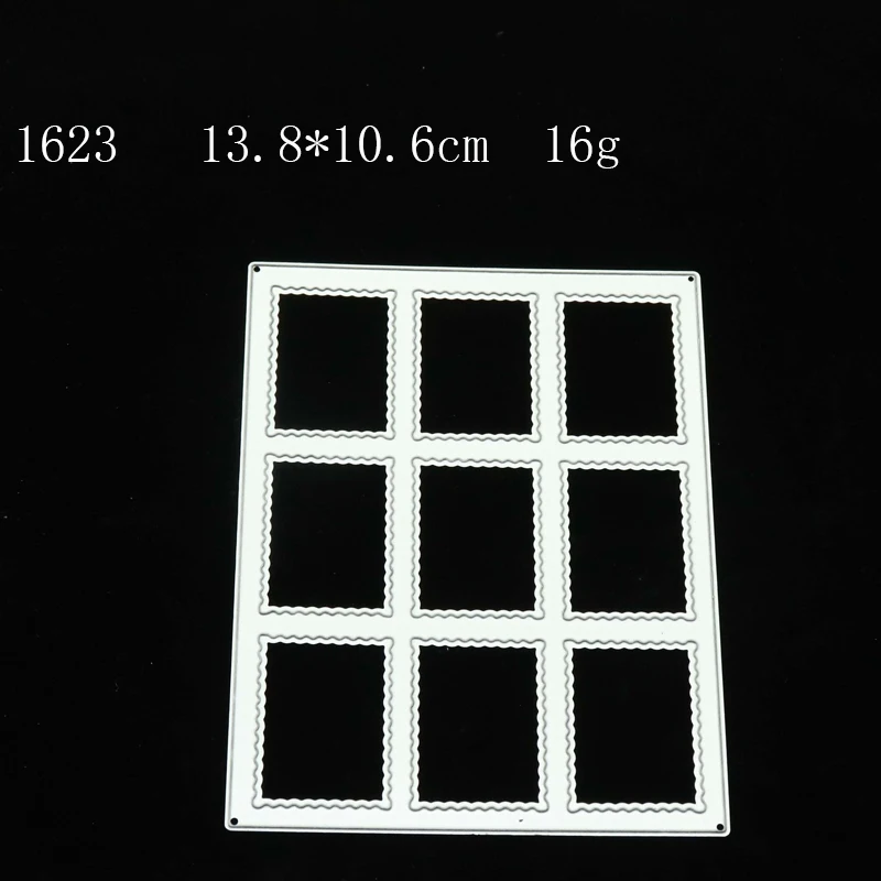 

JC Metal Cutting Dies Lattice Grid Frame Background Scrapbooking Handmade Paper Card Make Stencil Craft Mold Mould Model Decor