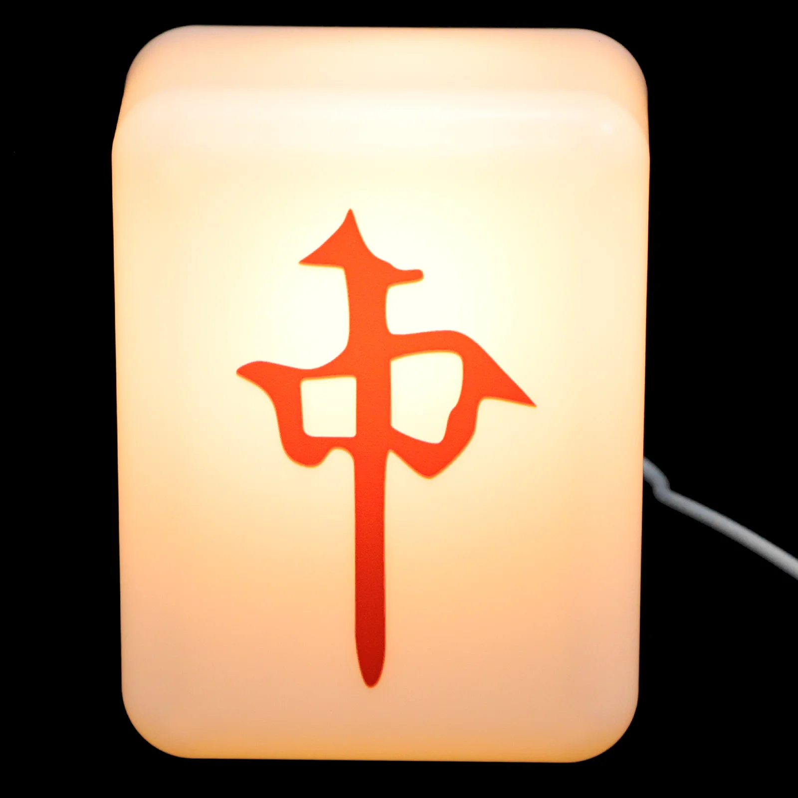 

1Pc Creative Mahjong Shape Table Lamp Night Light Exquisite Lamp Adornment