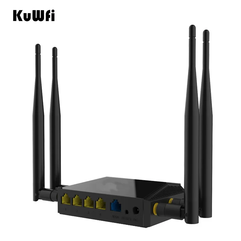 Kuwfi Car 4G LTE& 3G Wireless Router Wifi Repeater AP Mode  DHCP Function With SIM Card Slot USB Slot