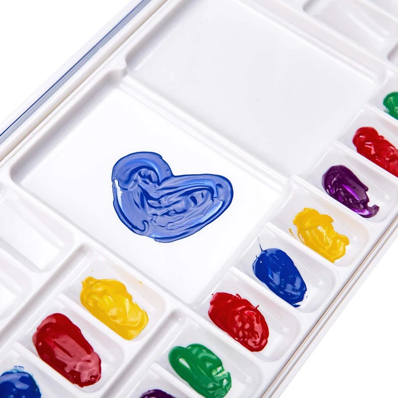 24 ячейки Высококачественная пустая Акварельная палитра красящие банки коробка