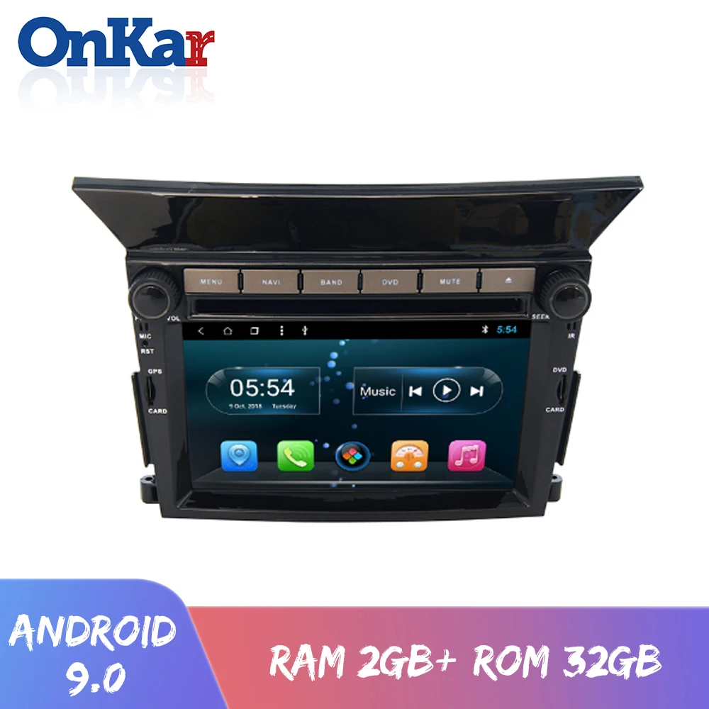 ONKAR 2 din android 9,0 dvd gps навигация для Honda Pilot 2009 2010 2011 поддержка dvd cd плеер Авто радио головное устройство wifi радио