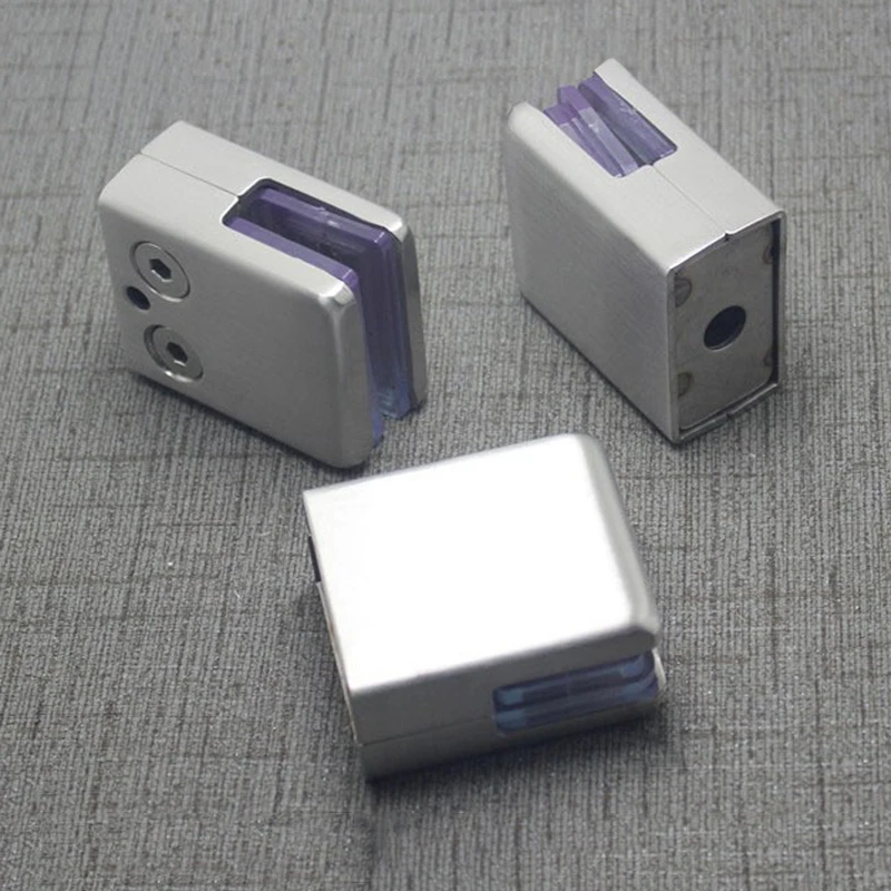 

1 Units Stainless Steel Glass Sandwich Medium Glass Clip Fixed Clip Square Fish Mouth Holder Glass Clip Shelf Clamp