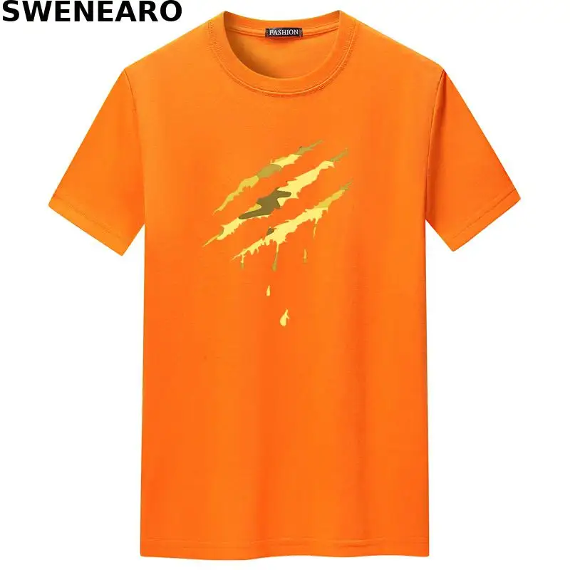 

Summer new style gold claw male letter printing T-shirt men's casual O-neck short-sleeved brand T-shirt men's breathable T-shirt