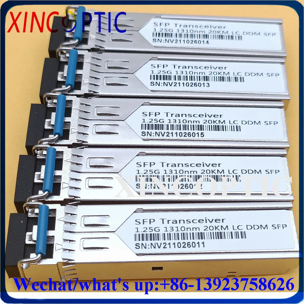 20 шт. бесплатная доставка Φ 1 25 base-lx Гбит/с дуплексный двойной LC G нм км модуль