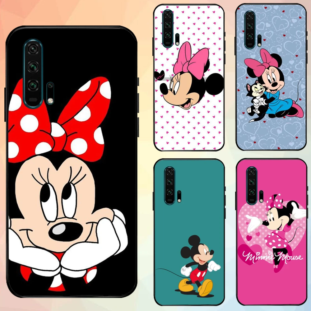 

Phone Case for Huawei Honor V30 Pro Honor V20 30 20 10 Honor9X 9XPro Colorful Matte Wait Mickey Minnie Mouse