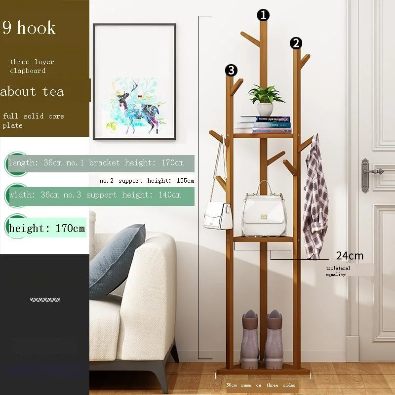 

Decoratif Percha Para La Coat Wall Pared Ropa Vintage Appendiabiti Perchero De Pie Cabide Clothing Rack Cintre Clothes Hanger