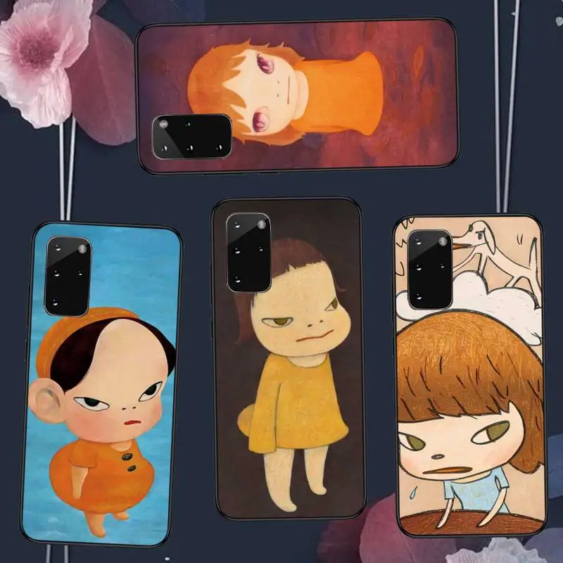 

YNDFCNB cartoon Yoshitomo Nara Phone Case For Samsung galaxy S 7 8 9 10 20 edge A 6 10 20 30 50 51 70 note 10 plus