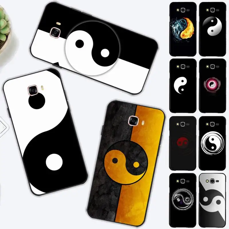 

Tai Chi Yin Yang Logo Phone Case for Samsung J 2 3 4 5 6 7 8 prime plus 2018 2017 2016 core