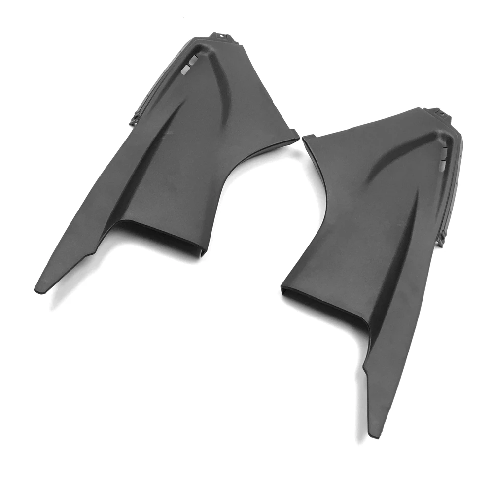 Черное/углеродное волокно Передняя Пылезащитная крышка мотоцикла обтекатель