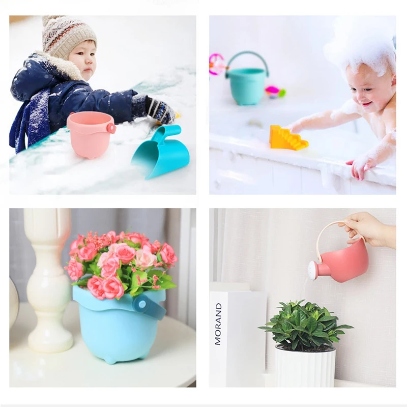 

Children's Beach Toy Suit Hourglass Baby Summer Water Play with Sand Outdoor Soft Rubber Shovel Beach Buggy Toys