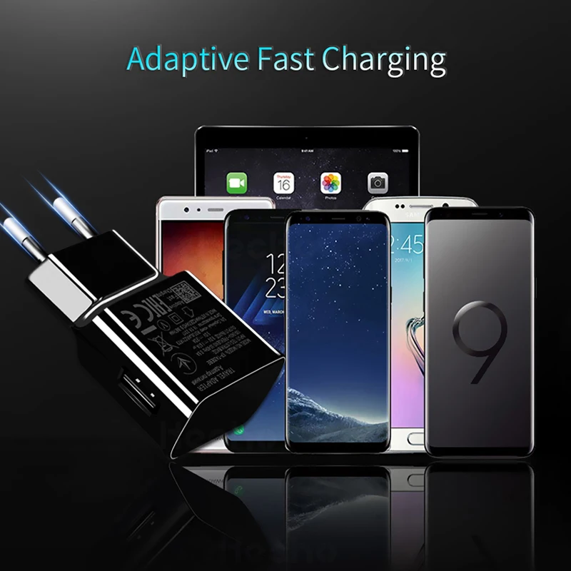 5V/3A USB зарядное устройство с кабелем типа C быстрая зарядка адаптер вилка EU/US для