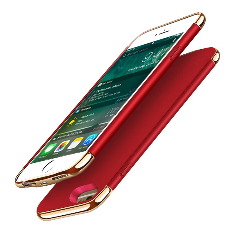 Портативный Ультратонкий чехол аккумулятор 3500 мАч для iPhone 6 s 7 8 4000 зарядки