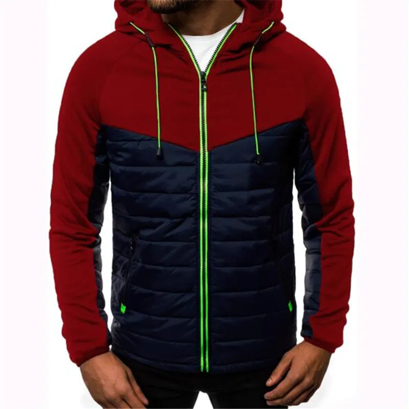 Повседневная куртка с капюшоном мужские толстовки принтом модные пальто