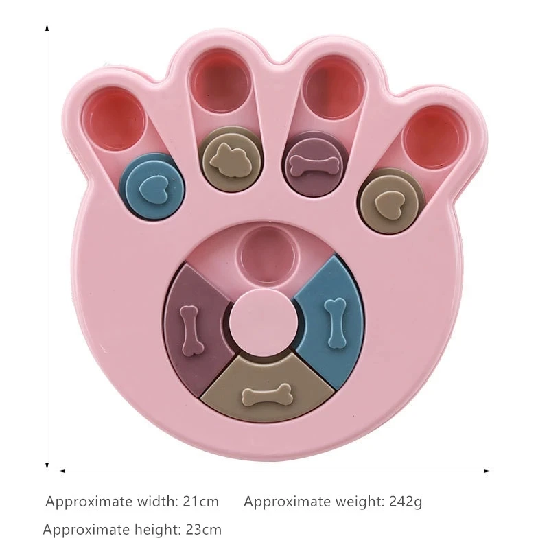 

New The Pet Toy Dog Turntable Eating Anti-choking Slow Food Dog Bowls Food Bowl and Pet Educational Toys for Dog