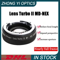 zhongyi optics md nex ii lens adapter ring focus reduction light increase for minolta md mount lens to camera sony aps c