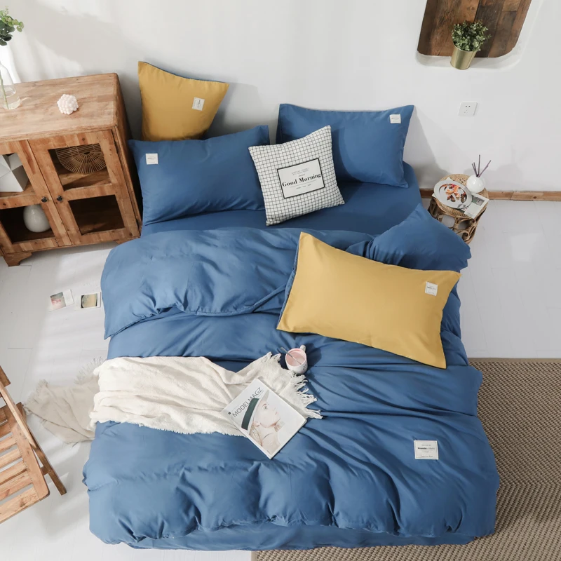 Домашний текстиль Комплект постельного белья однотонный пододеяльник