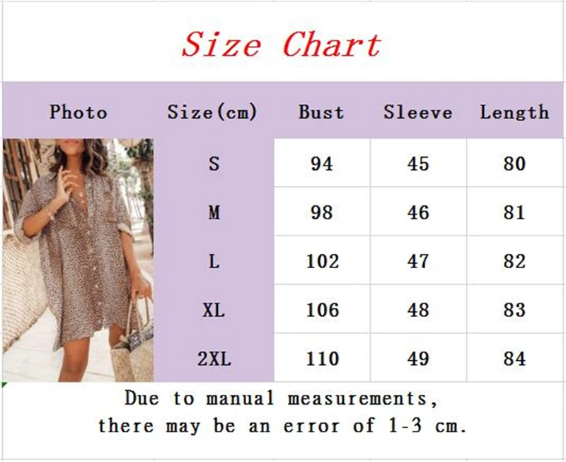 

Women Sexy Leopard Print Shirts Caual Loose Long Sleeve Beach Holiday Sun Protection Clothing Femme Summer Thin Midi Shirt 2020