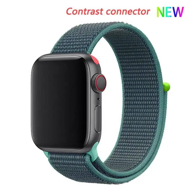 Ремешок для apple watch 5 4 ремешок 44 мм 40 мм Correa 42 мм 38 мм iwatch 5 4 3 2 нейлоновый браслет pulseira ремешок для часов