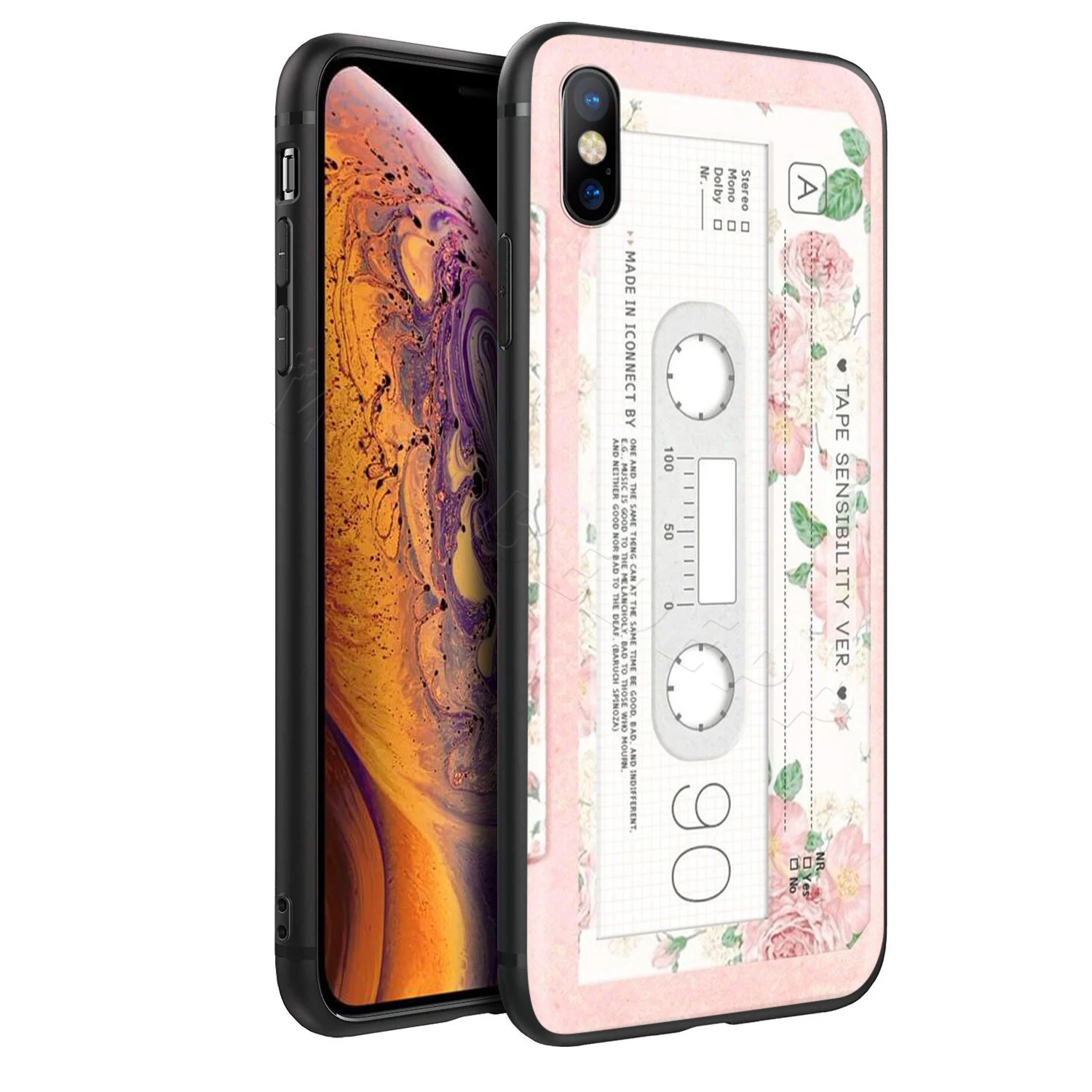 Webbedepp Ретро Классический кассеты чехол для Apple iPhone 12 11 Pro XS Max XR X 8 7 6 6S Plus 5 5S SE |