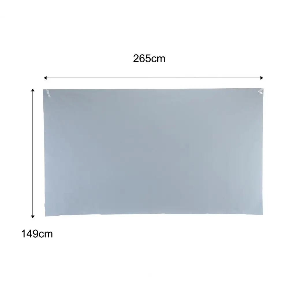 

Projector Screen Foldable Simple Polyester 120 Inch 16:9 Practical Projection Curtain with Strong Light Curtain for Travel