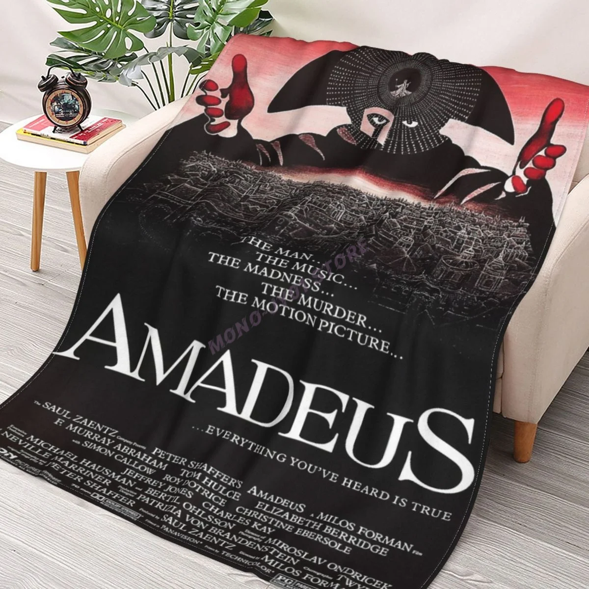

Amadeus Throw Blanket Sherpa Blanket cover Bedding soft Blankets