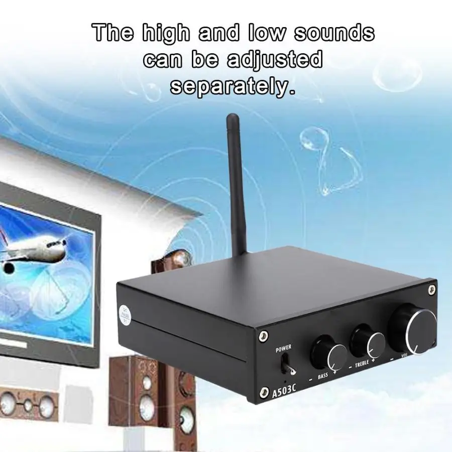 50 Вт* 2+ 100 Вт CSR Bluetooth 4,2 APTX 2,1 кодирование высокой мощности Цифровой усилитель 110-240 В TPA3116D2+ NE5532+ CSR64215 чип