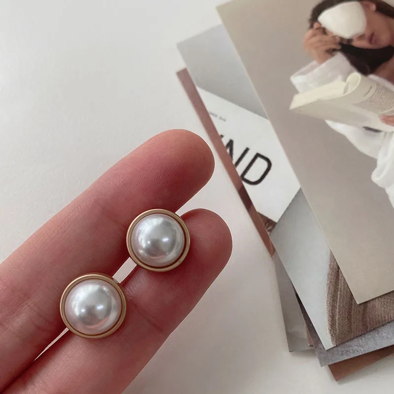 

Metal Buttons With Pearl For Clothing Skirt Dress Decor Diy Crafts 11.5mm Wide Sewing Scrapbooking Accessories Fashion 5PCS