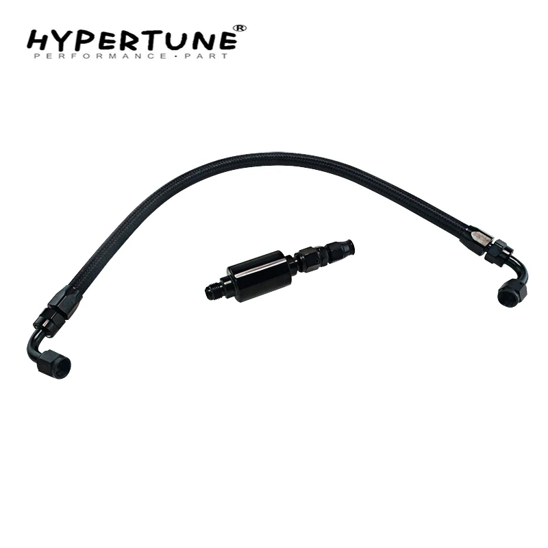 Hypertune черный заправленный комплект фитингов для топливной линии встроенный