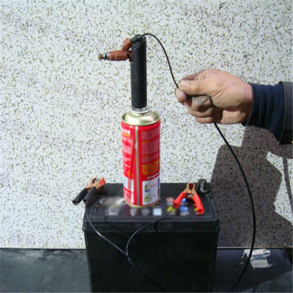 

Universal Flush Adapter Cleaning Auto Vehicles Nozzle Injector Fuel Cleaner Tool