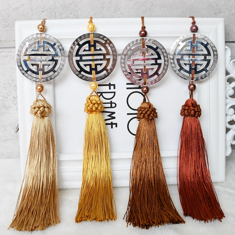 6 шт. занавески с кисточками завязки ремешки в китайском стиле