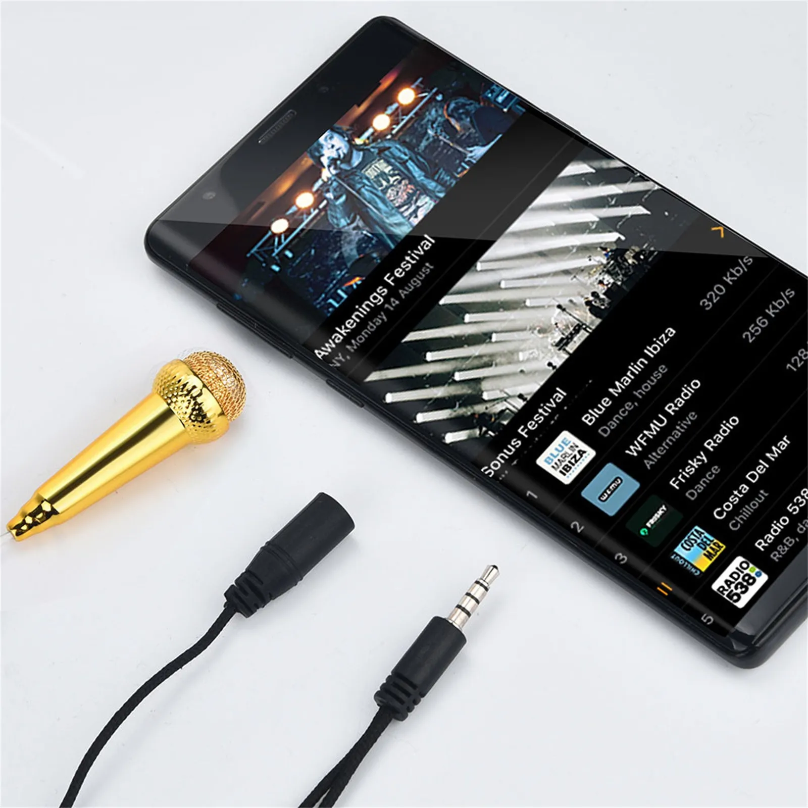 Портативный мини-микрофон 3 5 мм стерео Студийный конденсаторный микрофон KTV