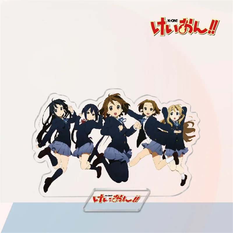 Японское аниме K-ON! Акриловая модель на подставке Plate Hirasawa Yui Akiyama Mio Tainaka Ritsu Kotobuki
