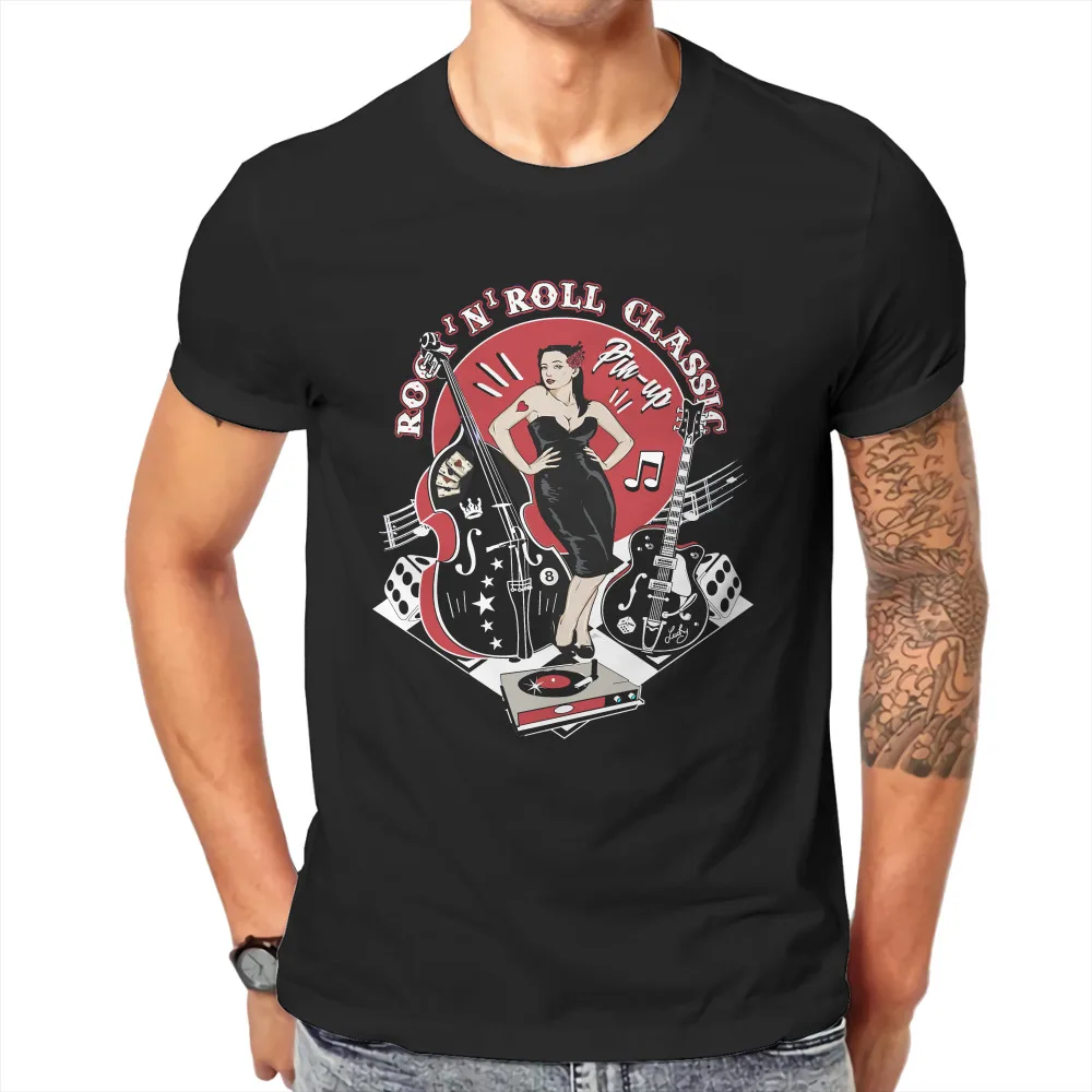 Rockabilly винтажные носки в стиле рок-н-ролл музыка уникальная футболка модель