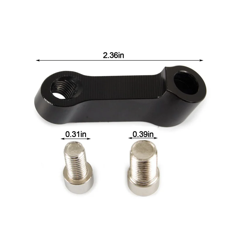 

10mm Motorcycle Rearview Mirror Extension Brackets Adapter Riser Extenders Spacers Extension Adapter Code Motorcycle Accessories